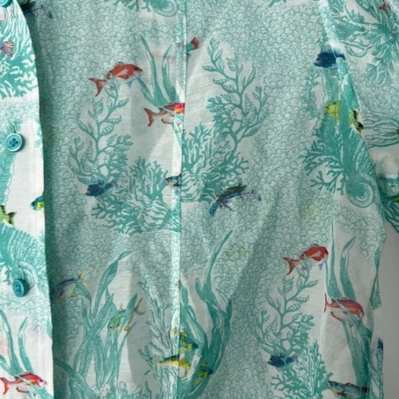 Leggiadro Fish Tunic Top Size Medium - Picture 7 of 7